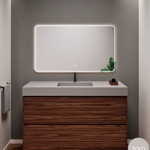 Aurora Frame – Corian® Basin with 2 Stacked Drawers - ROVALUX