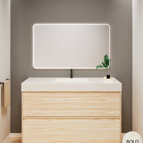 Aurora Frame – Corian® Basin with 2 Stacked Drawers - ROVALUX