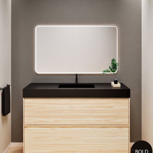 Aurora Frame – Corian® Basin with 2 Stacked Drawers - ROVALUX