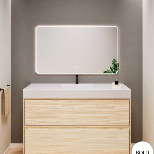 Aurora Frame – Corian® Basin with 2 Stacked Drawers - ROVALUX
