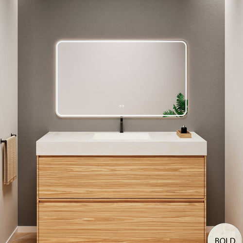 Aurora Frame – Corian® Basin with 2 Stacked Drawers - ROVALUX