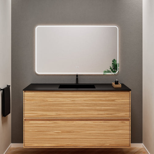 Aurora Frame – Corian® Basin with 2 Stacked Drawers - ROVALUX