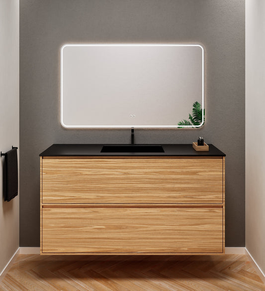 Aurora Frame – Corian® Basin with 2 Stacked Drawers - ROVALUX