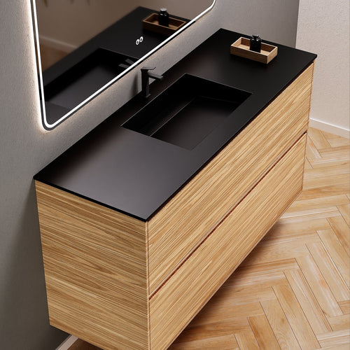 Aurora Frame – Corian® Basin with 2 Stacked Drawers - ROVALUX