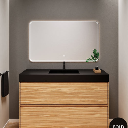 Aurora Frame – Corian® Basin with 2 Stacked Drawers - ROVALUX