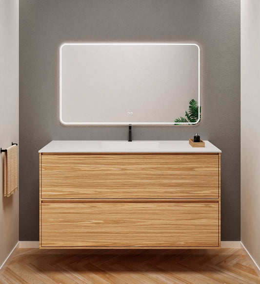 Aurora Frame – Corian® Basin with 2 Stacked Drawers - ROVALUX