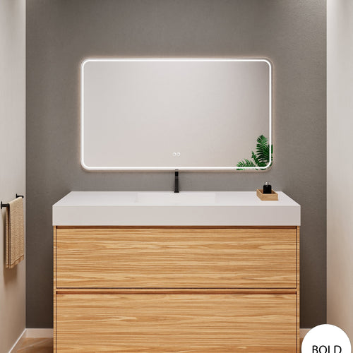 Aurora Frame – Corian® Basin with 2 Stacked Drawers - ROVALUX
