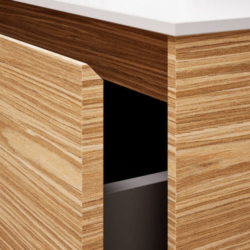 Aurora Frame – Corian® Basin with 2 Drawers and 2 Side Shelves - ROVALUX