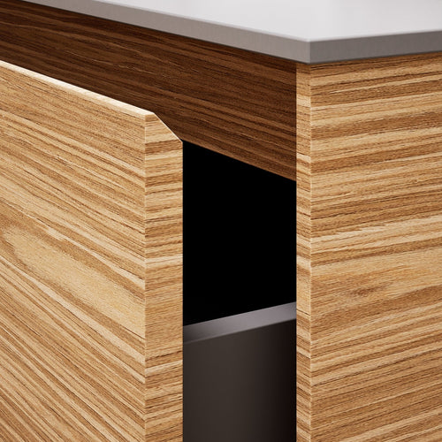 Aurora Frame – Corian® Basin with 2 Drawers and 2 Side Shelves - ROVALUX
