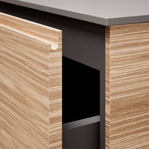 Aurora Single Set with supporting Legs - Corian Basin & Countertop with 1 Drawer Vanity - ROVALUX