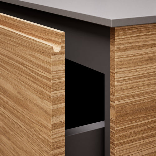 Aurora Single Set with supporting Legs - Corian Basin & Countertop with 1 Drawer Vanity - ROVALUX