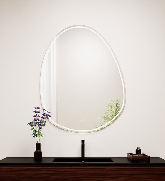 Aurora Ello Mirror with Integrated LED Lighting - ROVALUX
