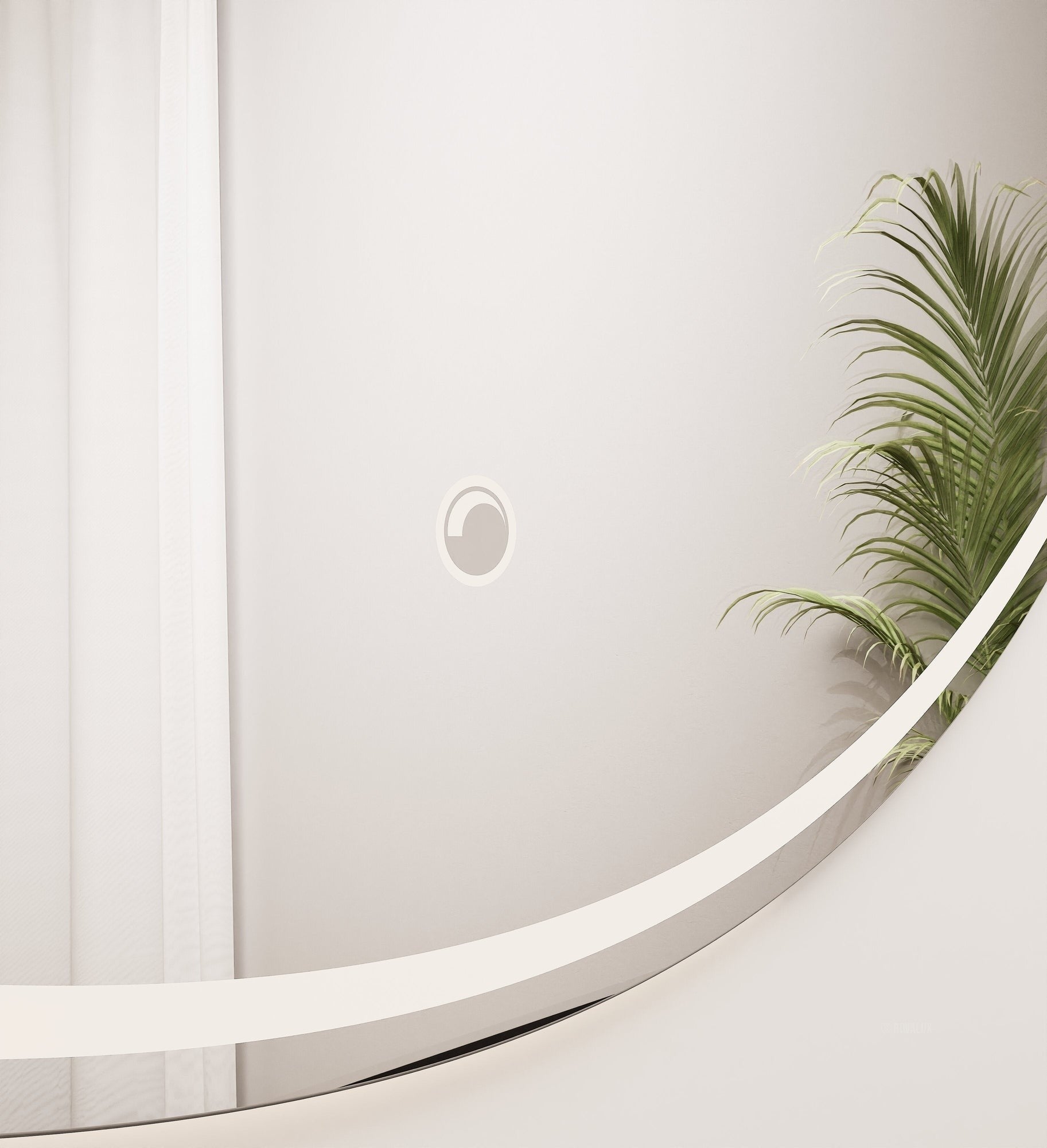 Aurora Ello Mirror with Integrated LED Lighting - ROVALUX