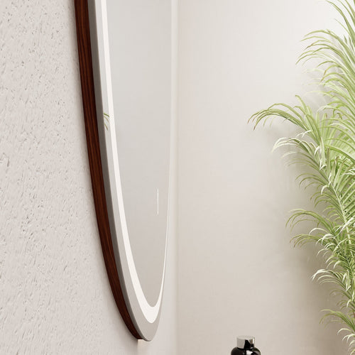 Aurora Ello Mirror with Integrated LED Lighting - ROVALUX