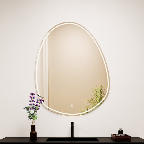 Aurora Ello Mirror with Integrated LED Lighting - ROVALUX