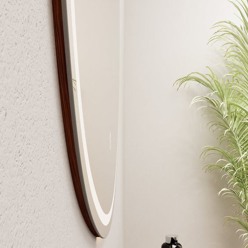 Aurora Ello Mirror with Integrated LED Lighting - ROVALUX