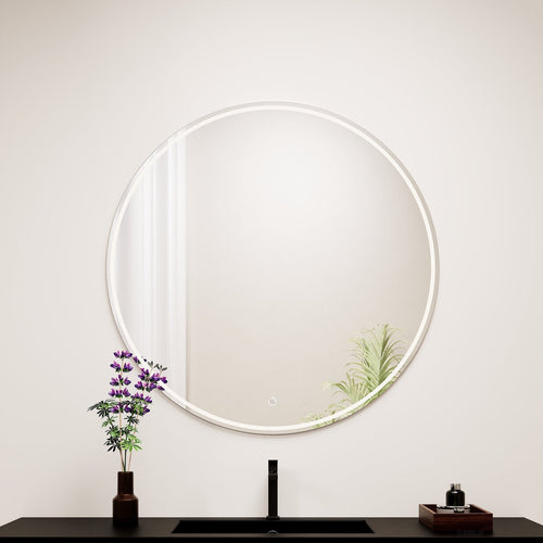 Aurora Luno Mirror with Integrated LED Lighting - ROVALUX