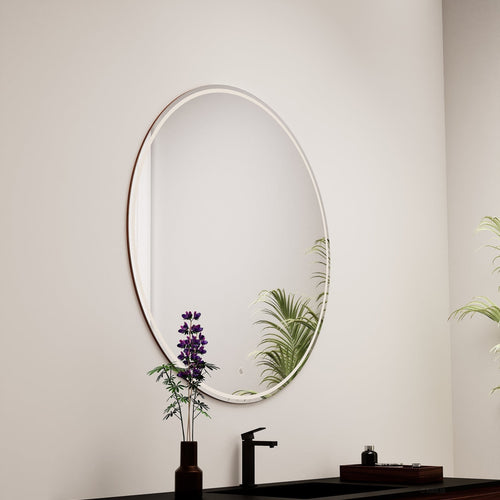 Aurora Luno Mirror with Integrated LED Lighting - ROVALUX