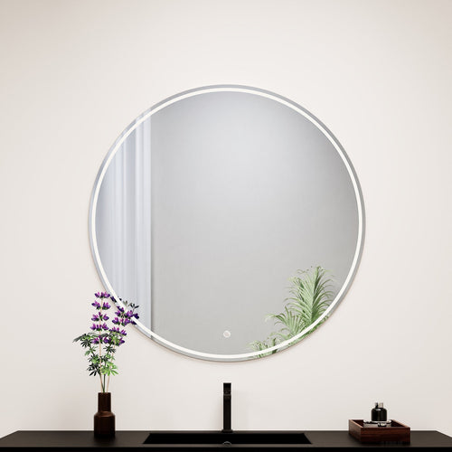 Aurora Luno Mirror with Integrated LED Lighting - ROVALUX