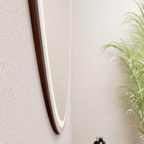 Aurora Luno Mirror with Integrated LED Lighting - ROVALUX
