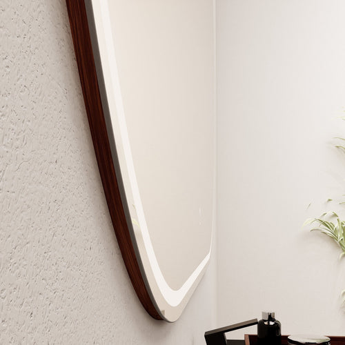 Aurora Ova Mirror with Integrated LED Lighting - ROVALUX