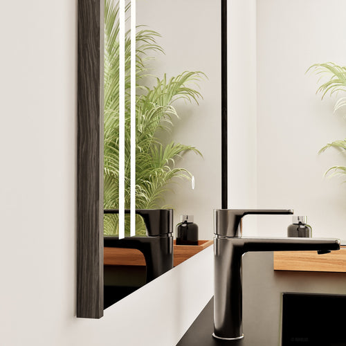 Fluvia Alto Mirror with Integrated LED Lighting - ROVALUX