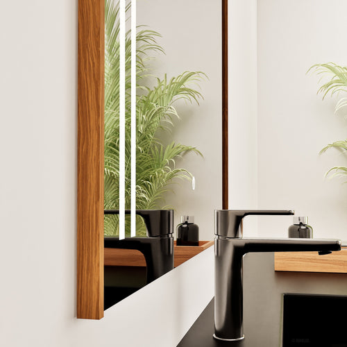 Fluvia Alto Mirror with Integrated LED Lighting - ROVALUX