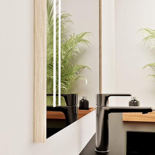 Fluvia Alto Mirror with Integrated LED Lighting - ROVALUX