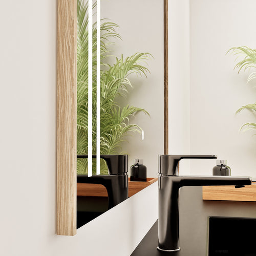 Fluvia Alto Mirror with Integrated LED Lighting - ROVALUX
