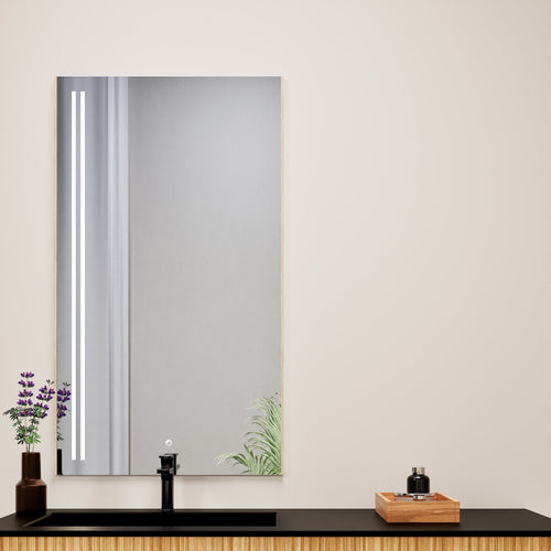 Fluvia Alto Mirror with Integrated LED Lighting - ROVALUX