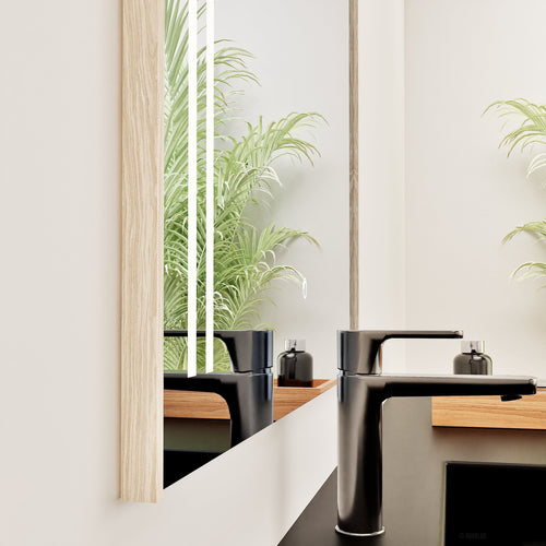 Fluvia Alto Mirror with Integrated LED Lighting - ROVALUX