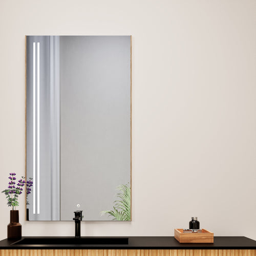 Fluvia Alto Mirror with Integrated LED Lighting - ROVALUX