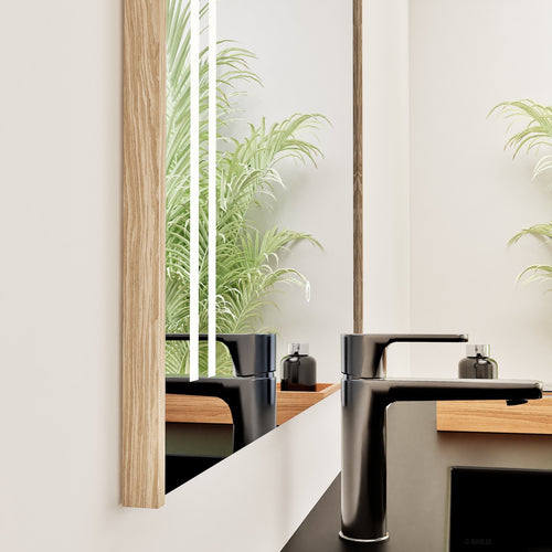 Fluvia Alto Mirror with Integrated LED Lighting - ROVALUX