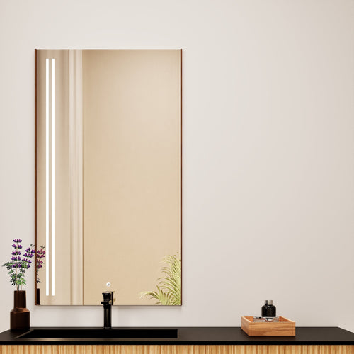 Fluvia Alto Mirror with Integrated LED Lighting - ROVALUX