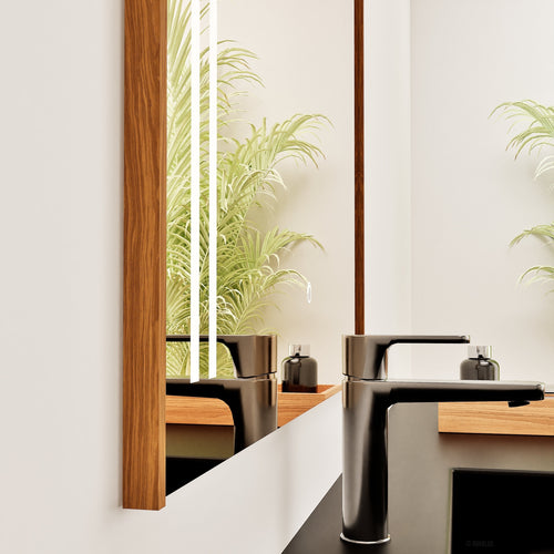 Fluvia Alto Mirror with Integrated LED Lighting - ROVALUX