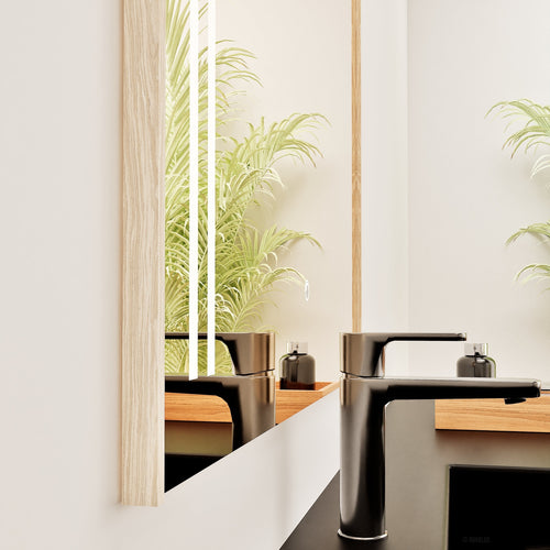 Fluvia Alto Mirror with Integrated LED Lighting - ROVALUX