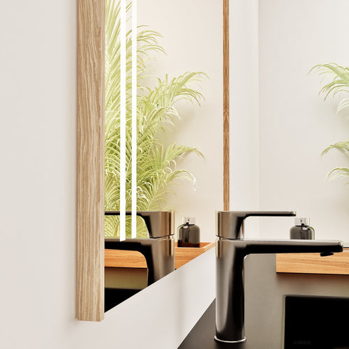 Fluvia Alto Mirror with Integrated LED Lighting - ROVALUX