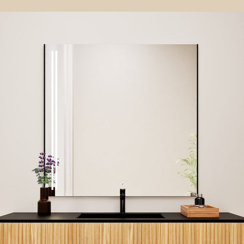 Fluvia QUADRO Mirror with Integrated LED Lighting - ROVALUX