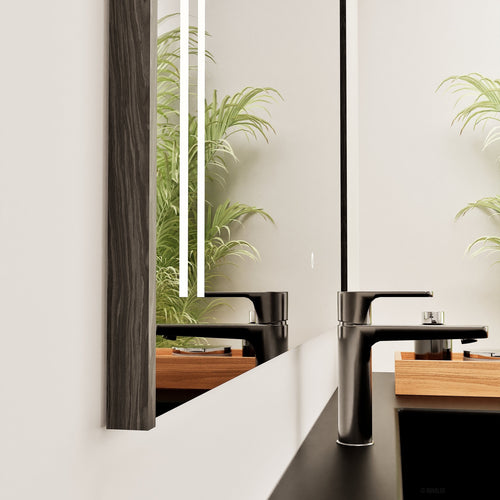 Fluvia QUADRO Mirror with Integrated LED Lighting - ROVALUX