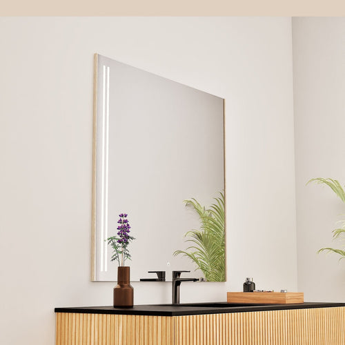 Fluvia QUADRO Mirror with Integrated LED Lighting - ROVALUX