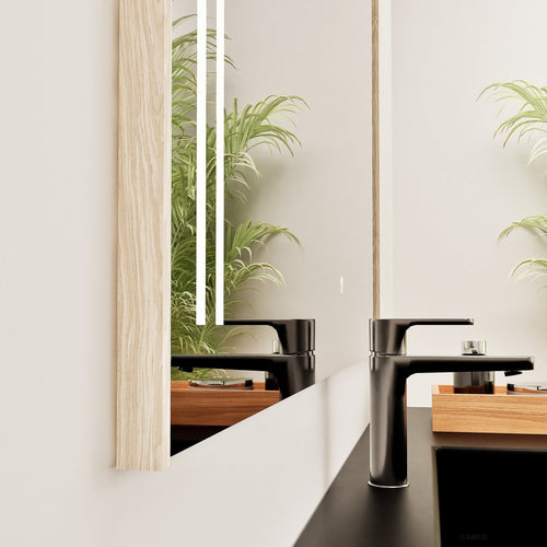 Fluvia QUADRO Mirror with Integrated LED Lighting - ROVALUX