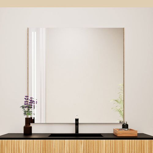 Fluvia QUADRO Mirror with Integrated LED Lighting - ROVALUX