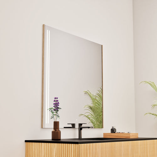 Fluvia QUADRO Mirror with Integrated LED Lighting - ROVALUX
