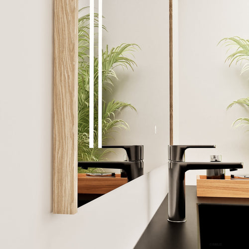 Fluvia QUADRO Mirror with Integrated LED Lighting - ROVALUX
