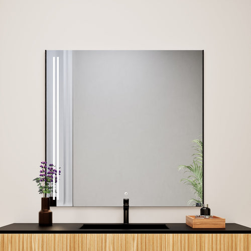 Fluvia QUADRO Mirror with Integrated LED Lighting - ROVALUX