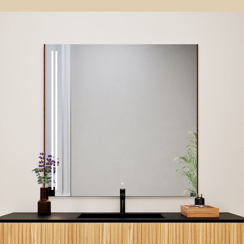 Fluvia QUADRO Mirror with Integrated LED Lighting - ROVALUX