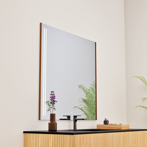 Fluvia QUADRO Mirror with Integrated LED Lighting - ROVALUX