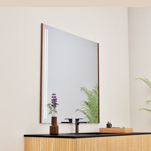 Fluvia QUADRO Mirror with Integrated LED Lighting - ROVALUX