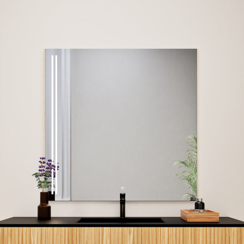 Fluvia QUADRO Mirror with Integrated LED Lighting - ROVALUX