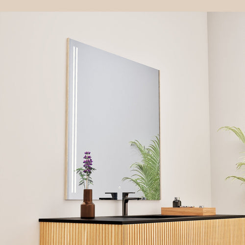 Fluvia QUADRO Mirror with Integrated LED Lighting - ROVALUX